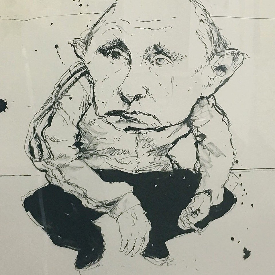 Karikatúra Vladimir Putin