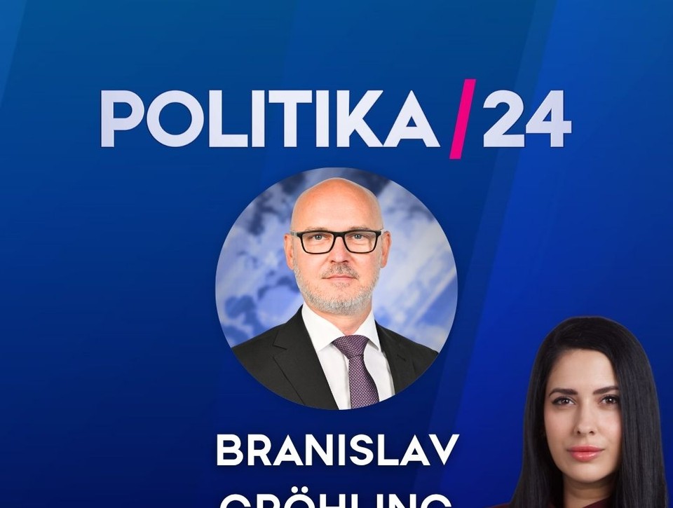 Pozvanie do relácie Politika 24 prijal predseda SaS Branislav Gröhling