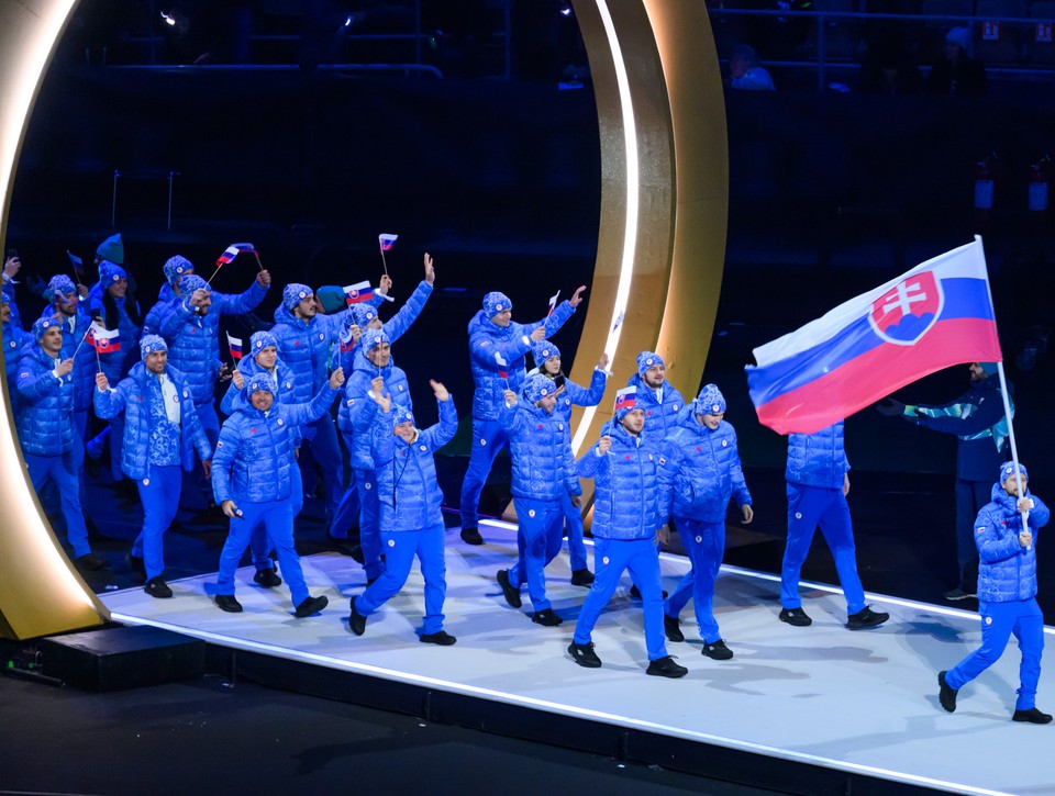 Slovenských olympionikov viedol na štadión Tomáš TATAR