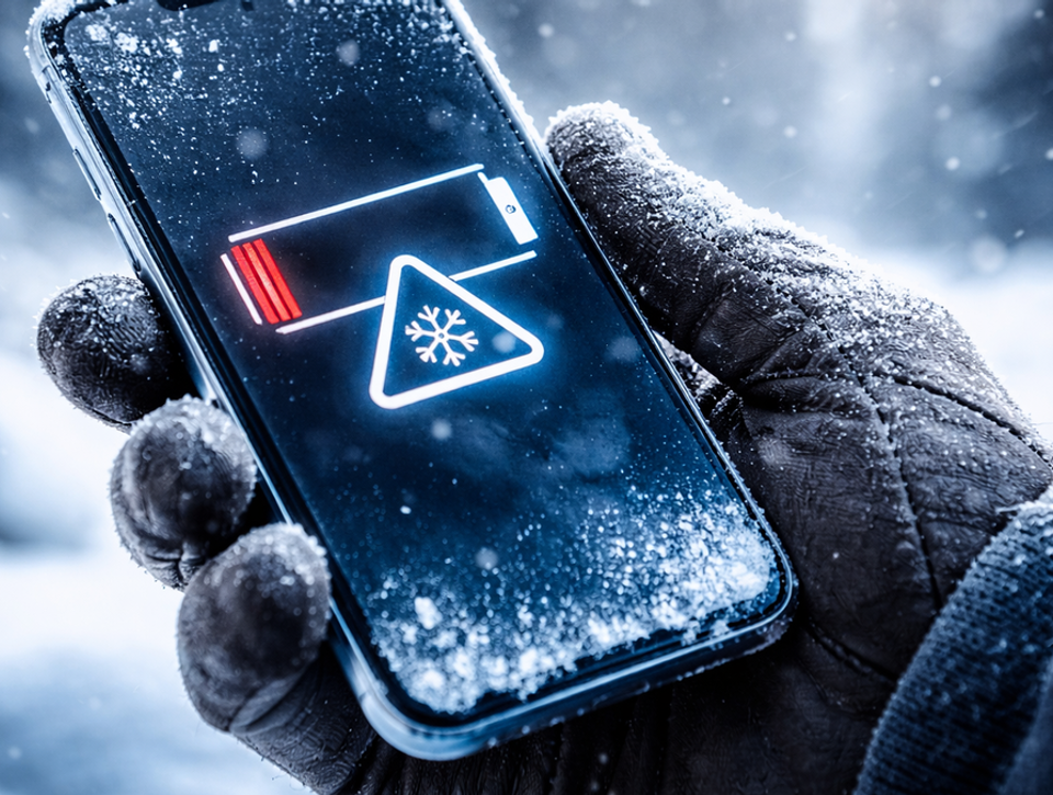 Používate mobil v mraze? Toto sa s ním môže stať