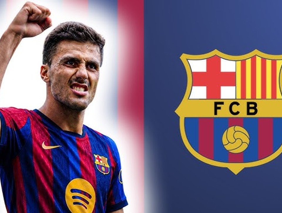 Prestup leta hotový. RODRI oficiálne hráčom Barcelony