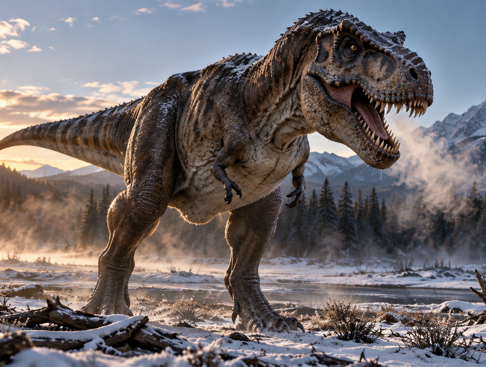 T. rex zvládal aj krutú zimu. Jeho zuby ukázali prečo