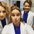 Nela Pocisková, Zuzana Kanócz a Anna Nováková a ich vtipné momenty na nakrúcaní Nemocnice