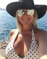 Zuzana Vačková na dovolenke v Chorvátsku
