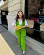 Nákupné maniačky - zelená farba v outfitoch