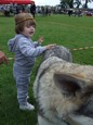 Pheobe Darina and her dog at the dog show