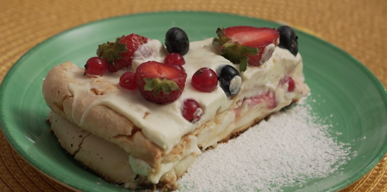 Dezert: Sneh na tanieri