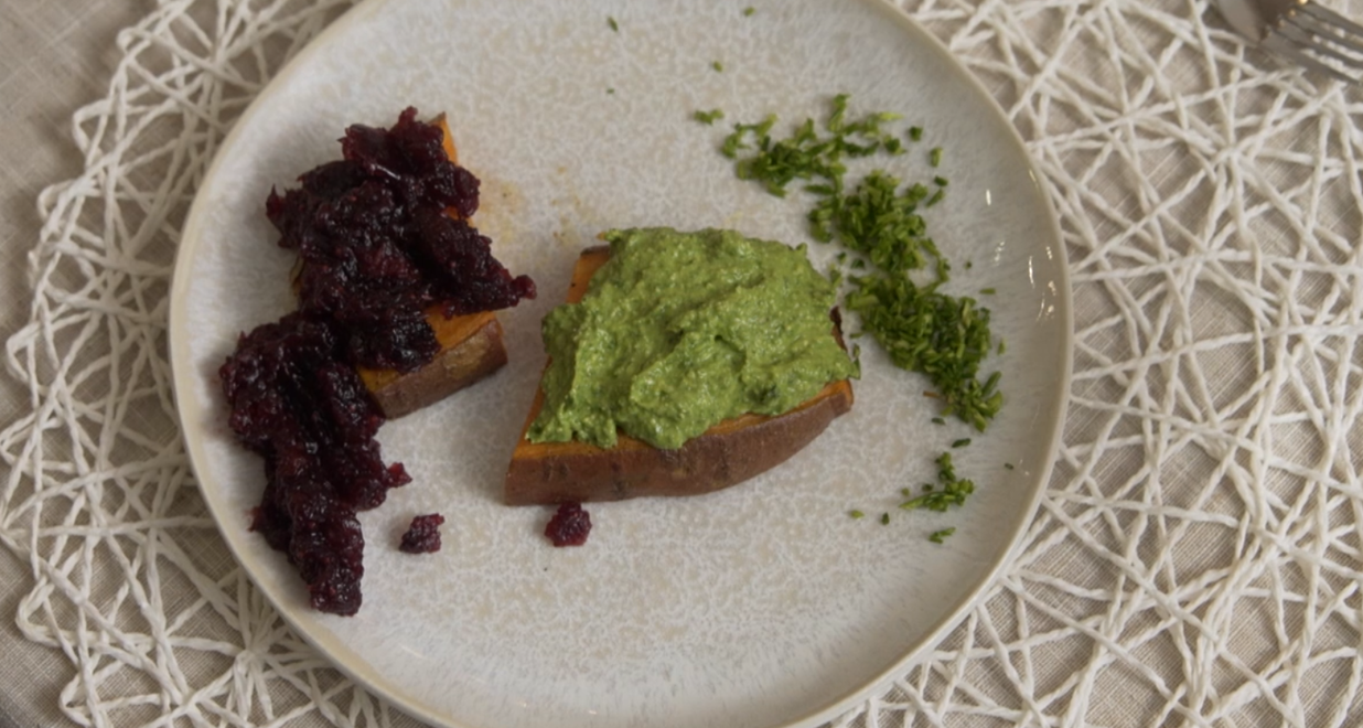 Predjedlo: Zelená na slano, červená na sladko