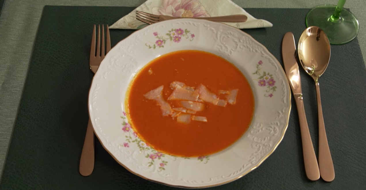 Polievka: Spriatelená zelenina