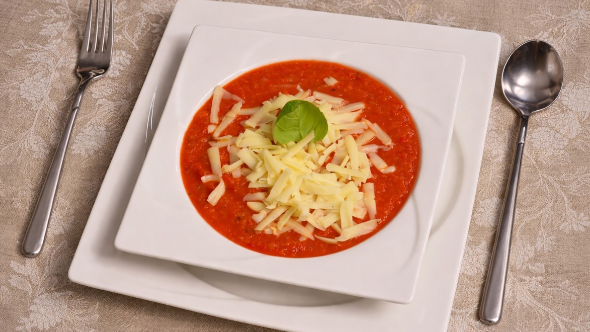 Pečená paradajková polievka