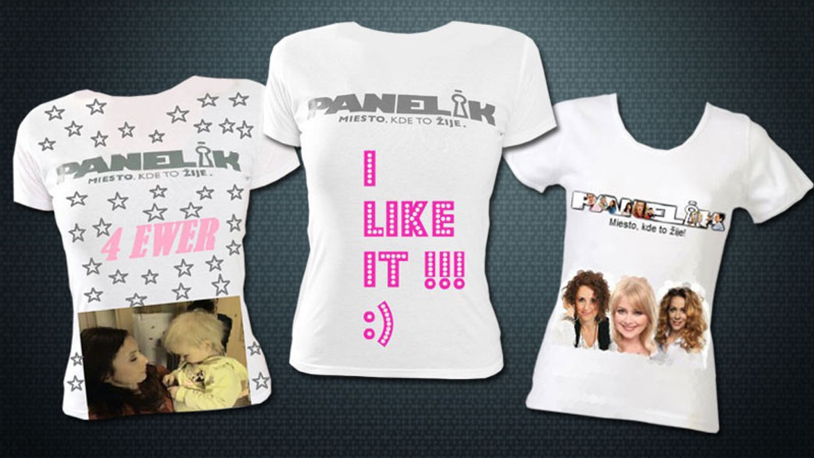 Tričká s logom Paneláku majú svoje majiteľky!