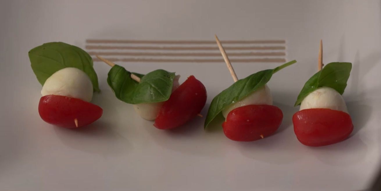 Predjedlo: S výhľadom na Tyrrhénske more