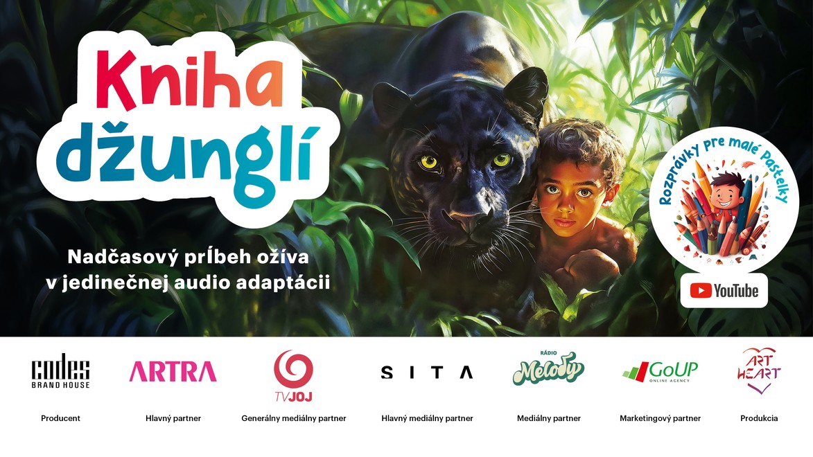 Filantropický projekt Rozprávky pre malé Pastelky prináša na Vianoce prvú časť dvojdielnej adaptácie Knihy džunglí