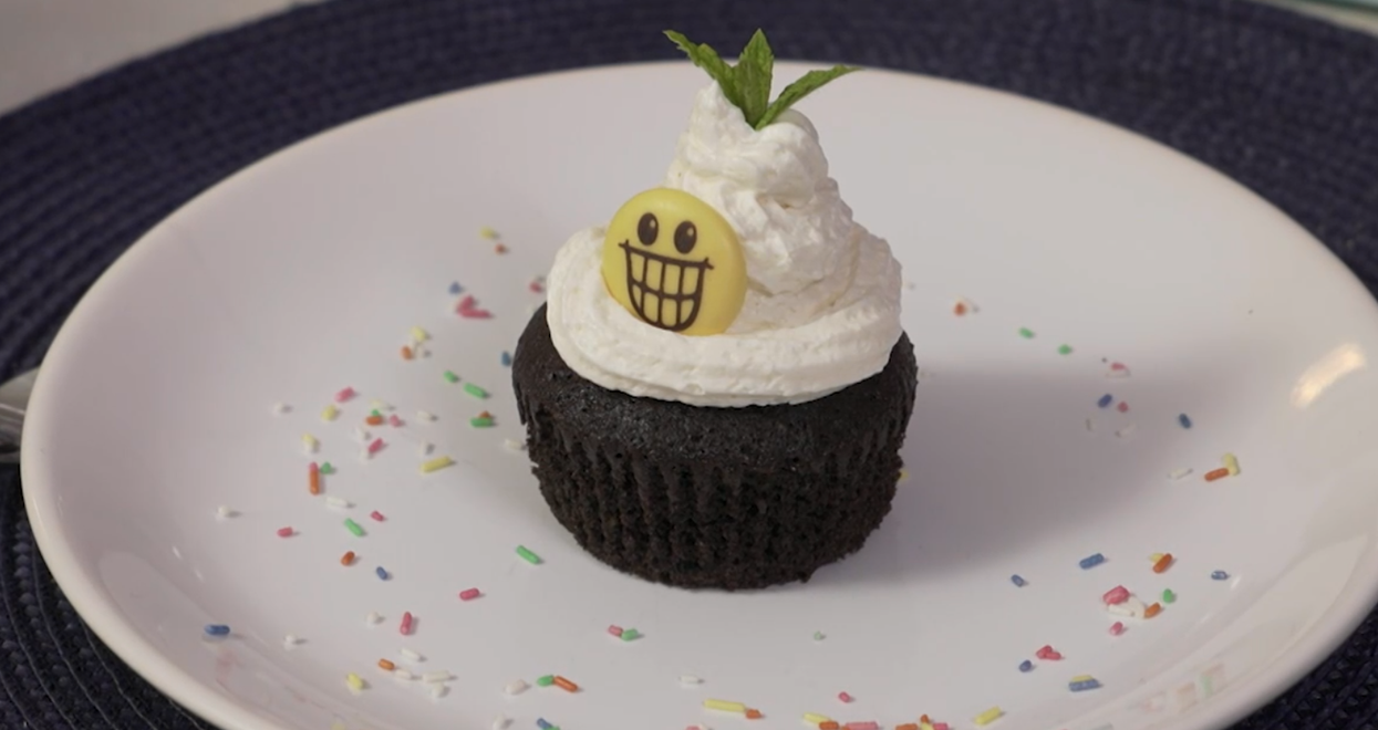 Dezert: Biely klobúčik