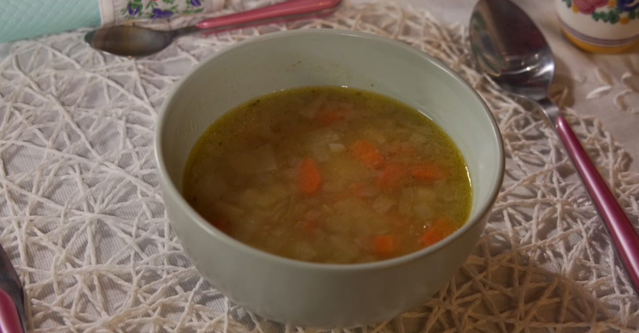 Polievka: Utopený koreň