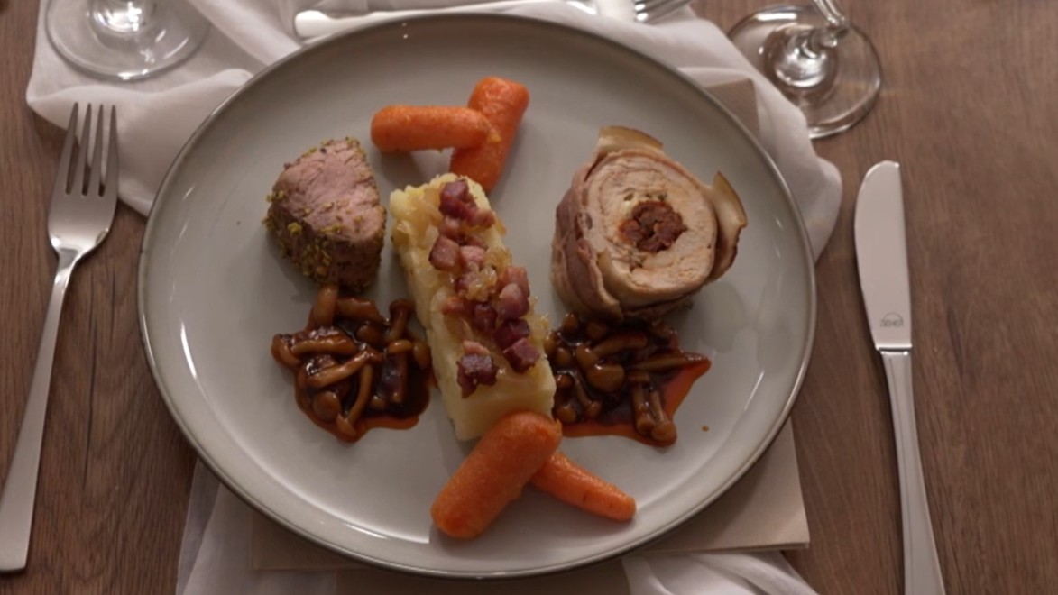 Hlavné jedlo: B plus K