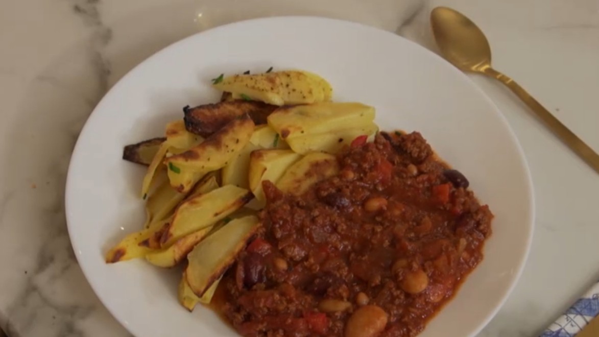 Hlavné jedlo: Mexické oné