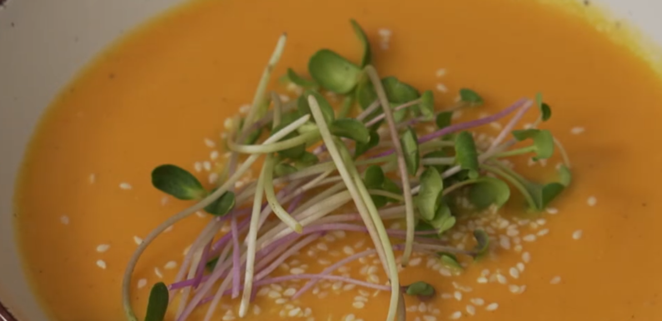 Polievka: Oranžová zo zeme