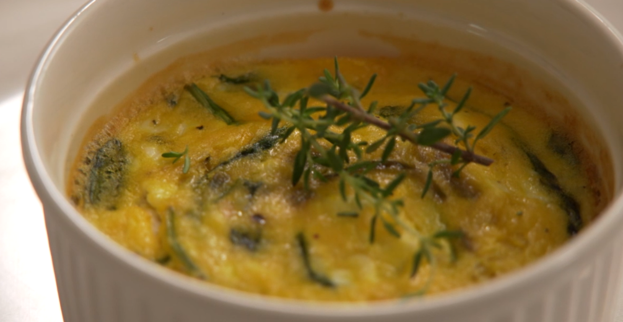 Predjedlo:  Išlo vajce do košíčka