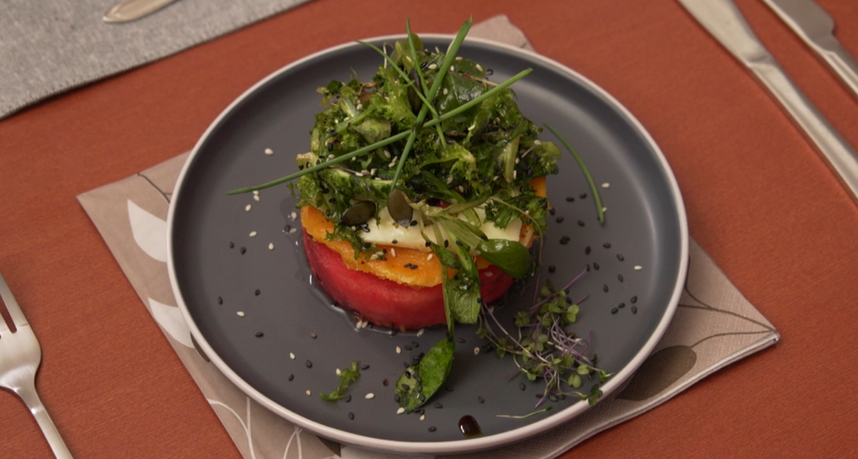 Predjedlo: Semafor zo záhrady