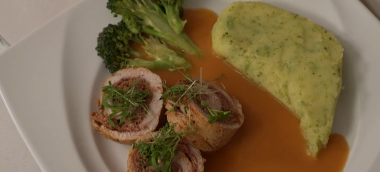 Hlavné jedlo: Morčacie rolády