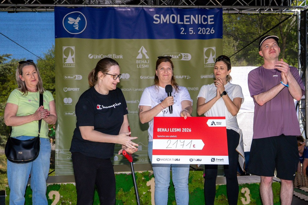 Behaj lesmi odštartovali sezónu 2026: Pre Lenku sme v Smoleniciach vyzbierali 2 171 €