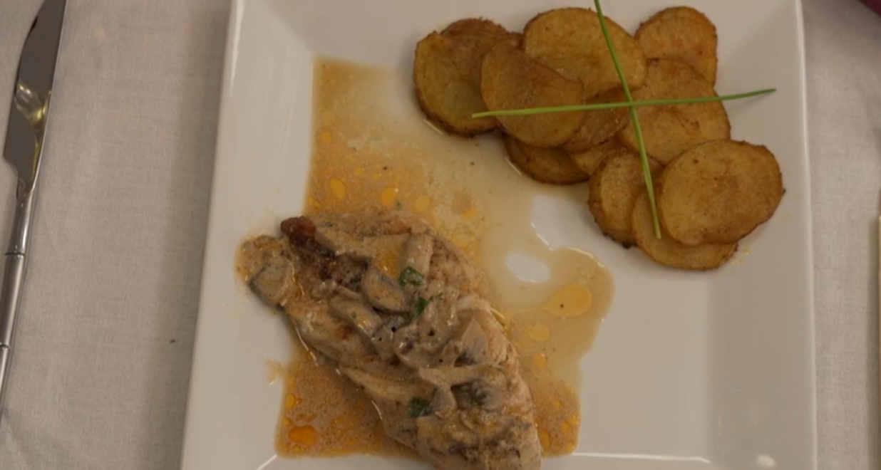 Hlavné jedlo: Okrídlený šampiňón