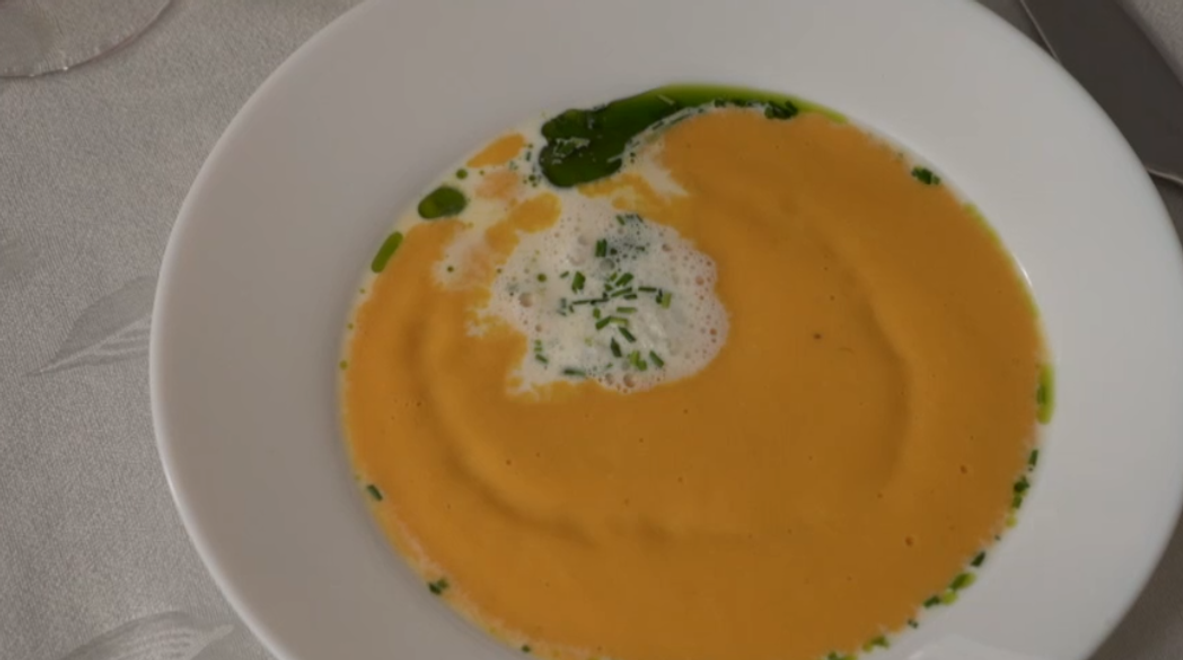 Polievka: Cappuccino na oranžovo