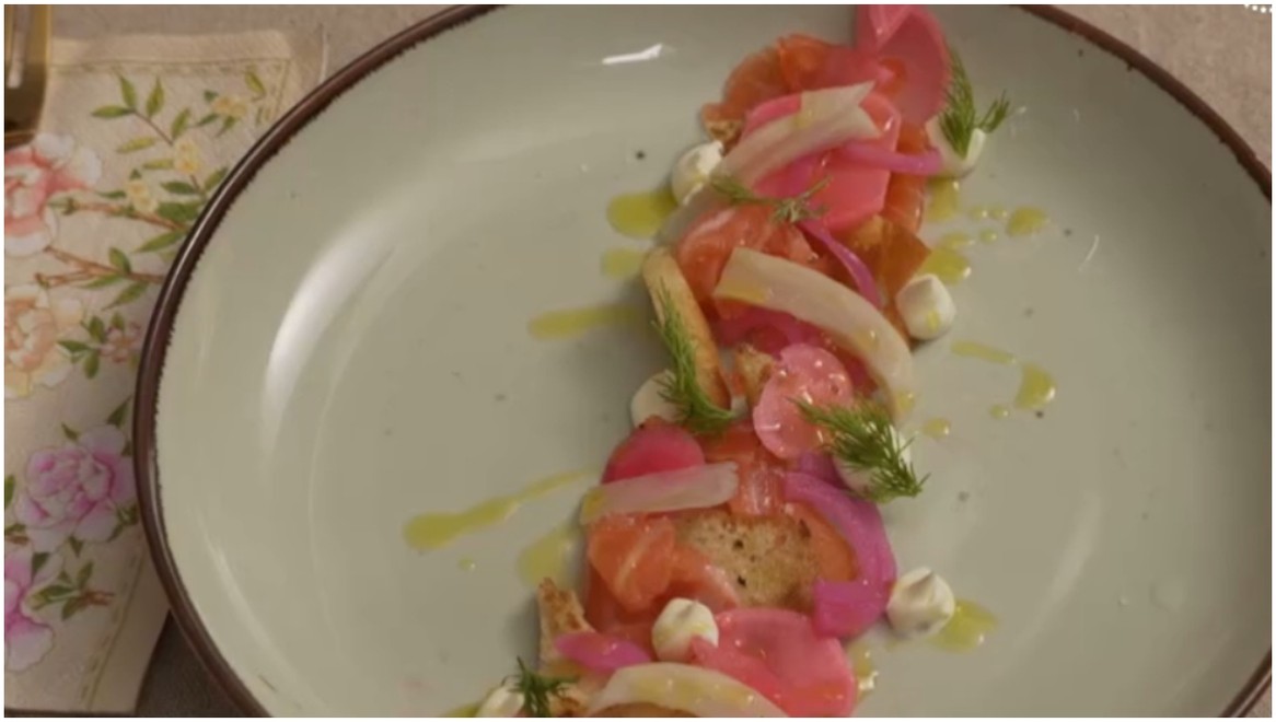 Predjedlo: Brioška s lososom