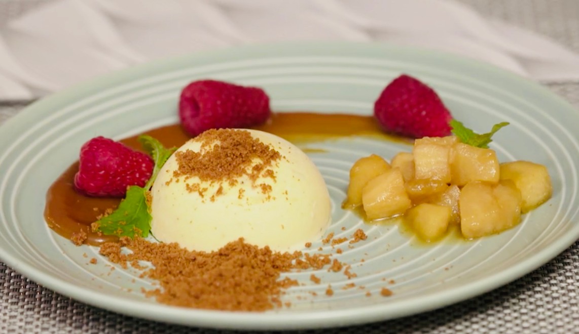 Dezert: Mandľový capko