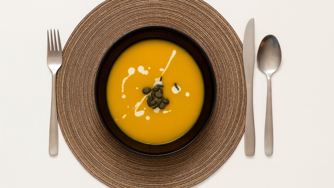 Hokkaido polievka so slnečnicovými semiačkami