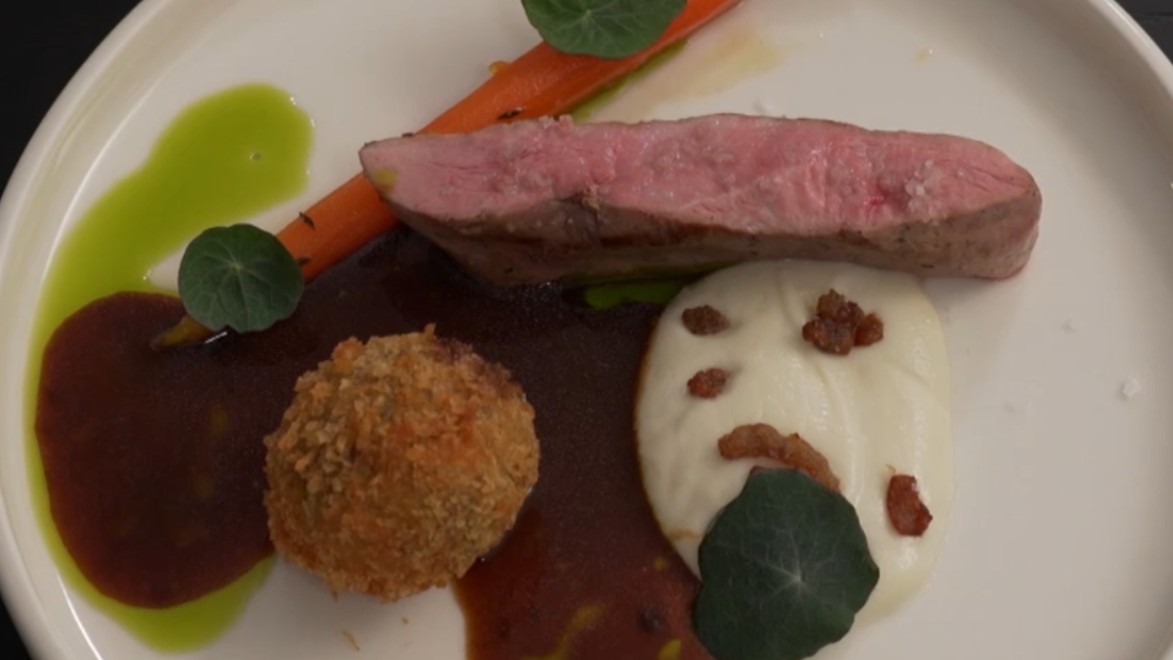 Hlavné jedlo: Kačka