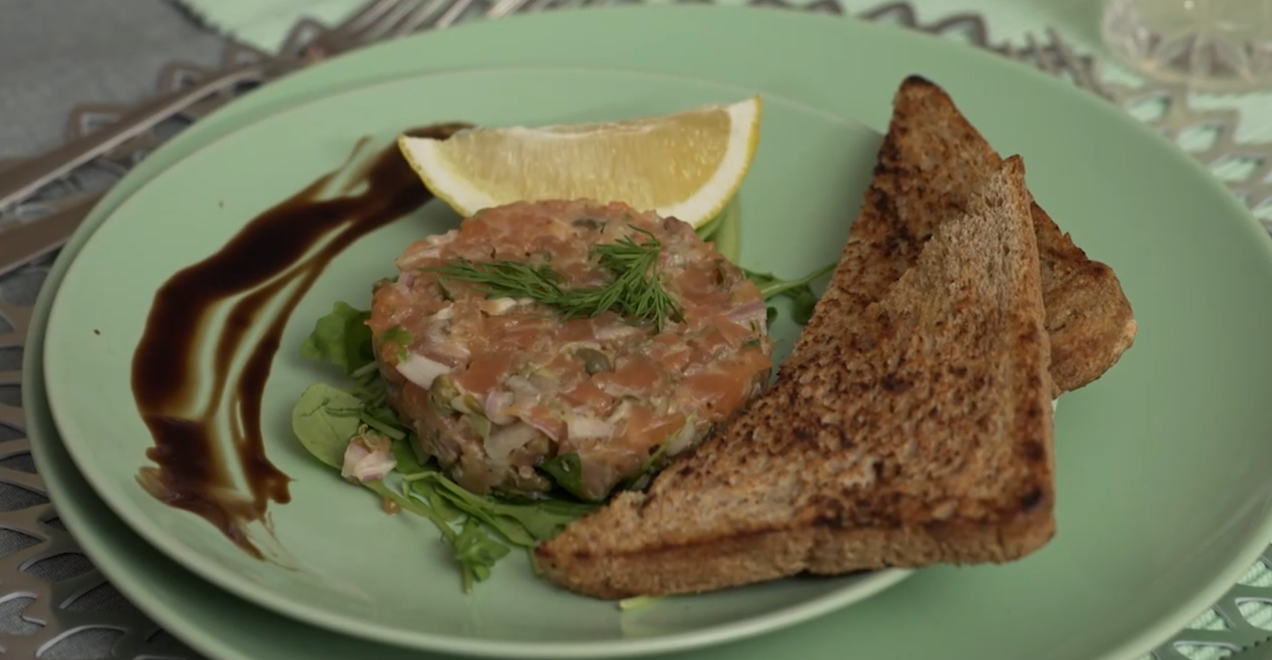 Predjedlo: Ryba v hniezde