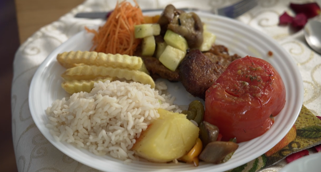 Hlavné jedlo: Krk na zelenine