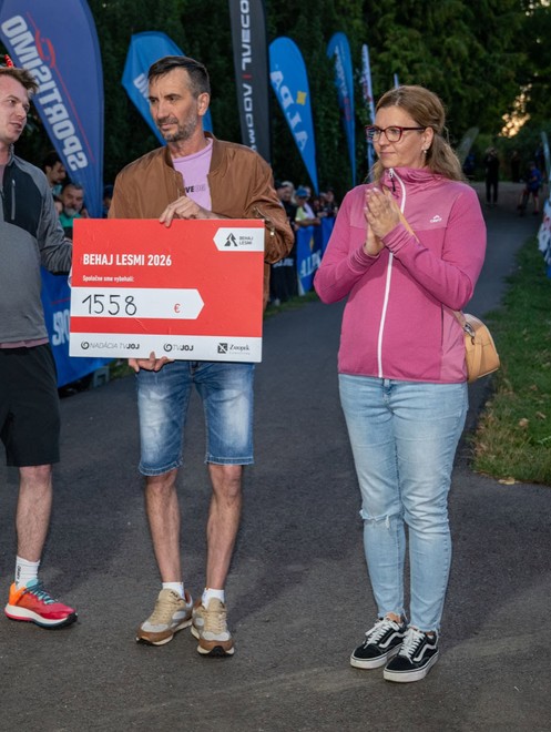 Nočné Topoľčianky pomáhali Renátke. Behaj lesmi priniesol 1 558 eur