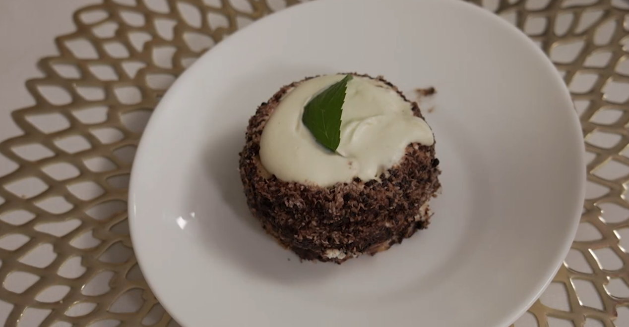 Dezert: Zasnežené tri poschodia