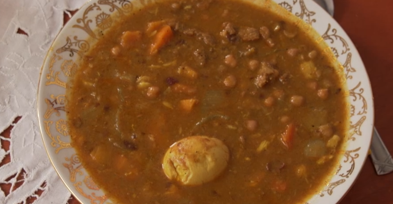 Hlavné jedlo: Čolent