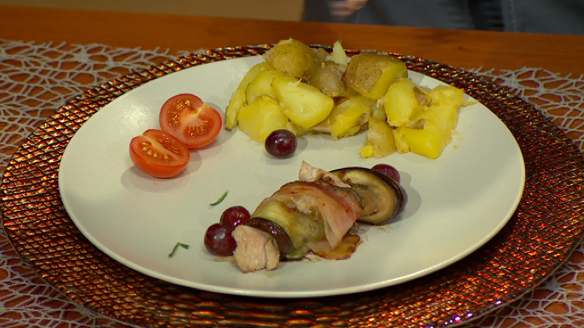 Baklažánové závitky