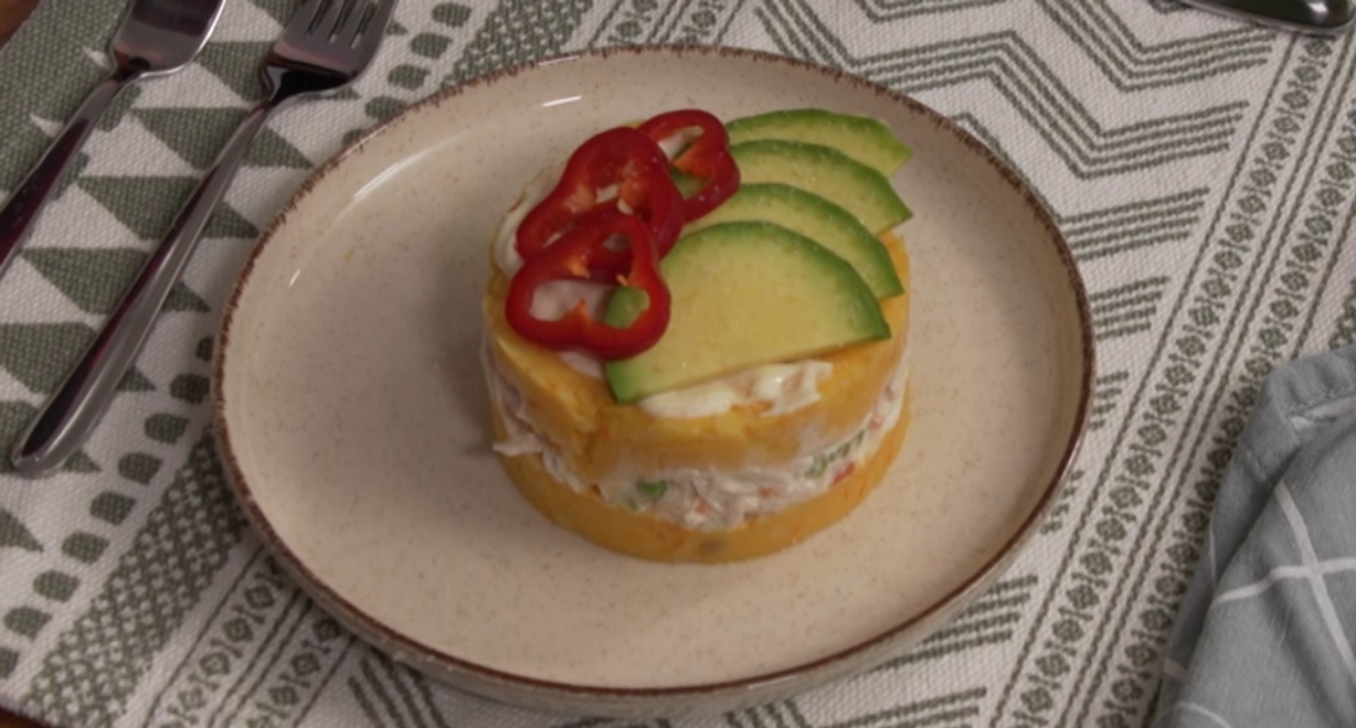 Predjedlo: Causa de pollo