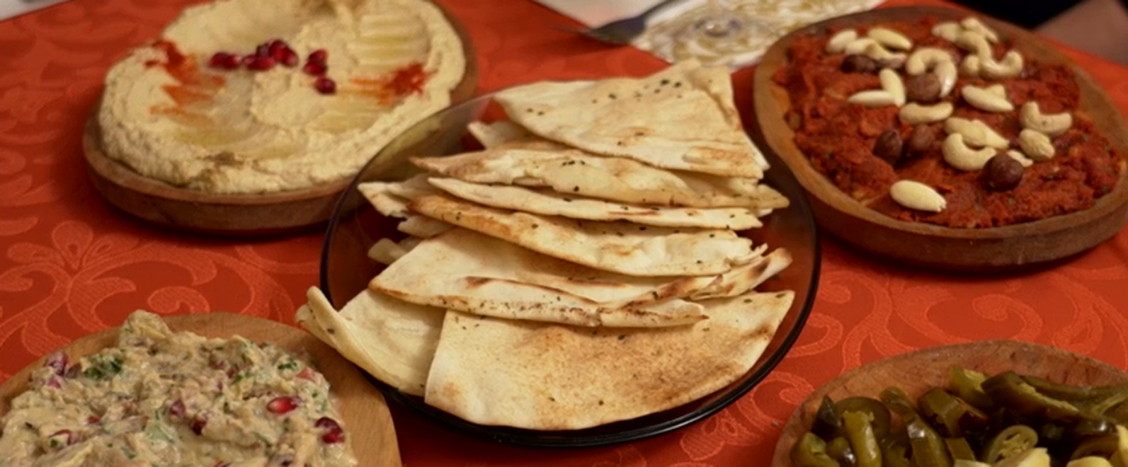 Predjedlo: Studený stôl zo Sýrie