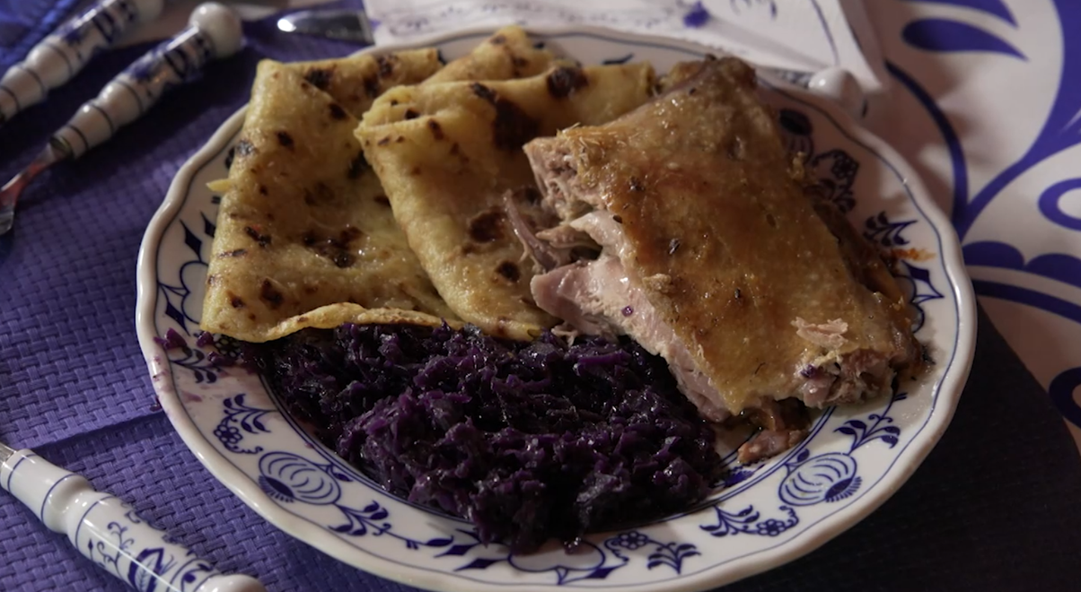 Hlavné jedlo: Rapotačka z pece