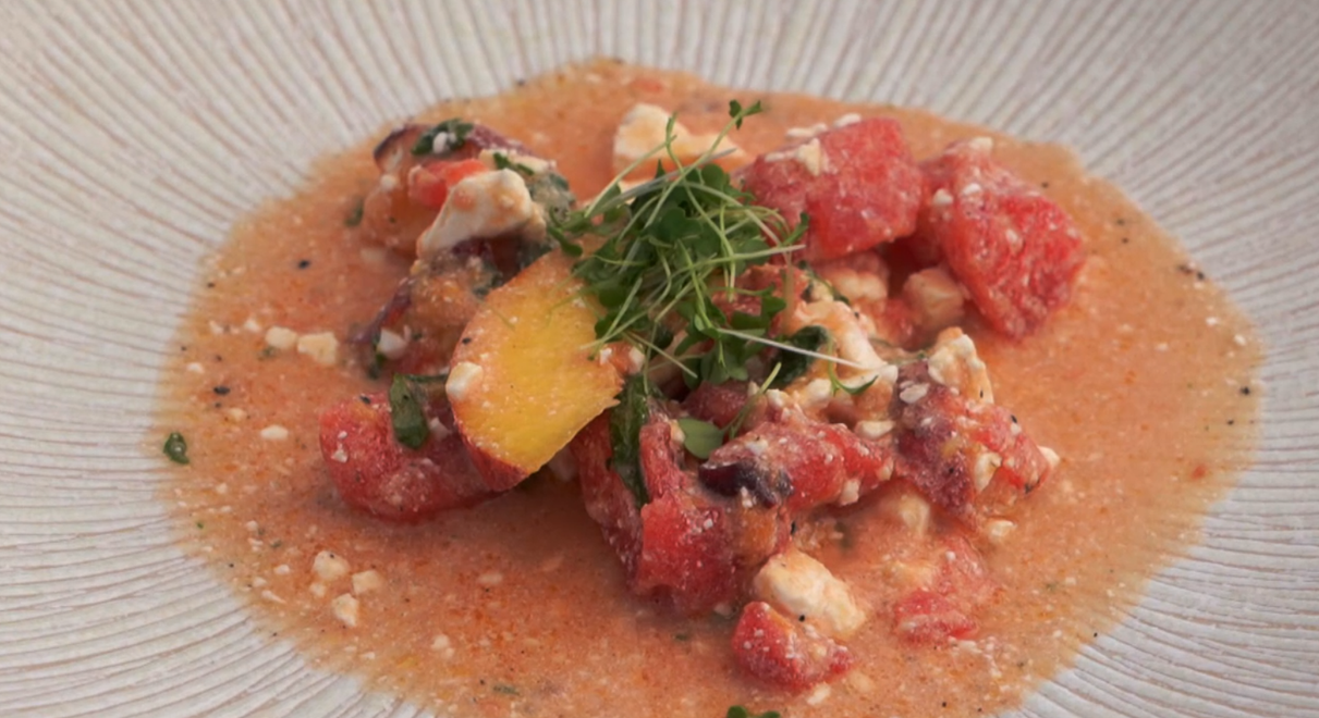 Predjedlo: Melónový šalát