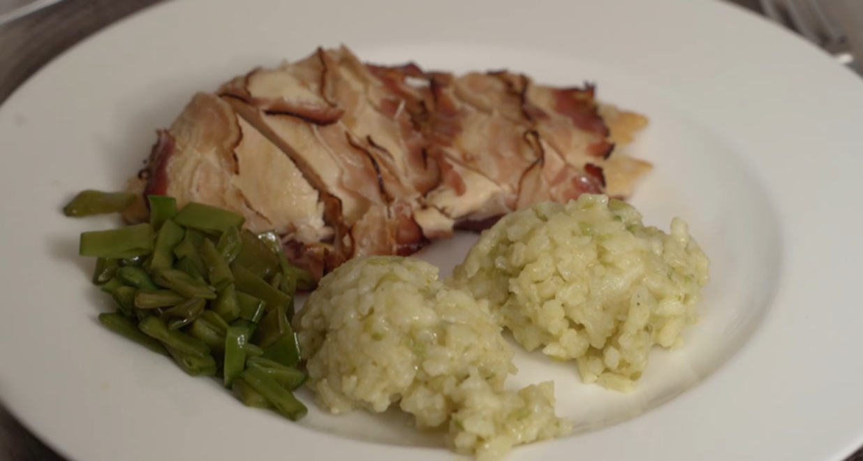 Hlavné jedlo: Oblečené ziege