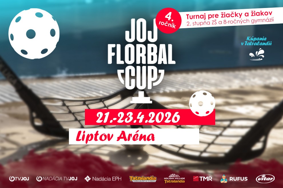 JOJ florbal cup je späť! Už o pár dní nás čaká štvrtý ročník charitatívneho turnaja