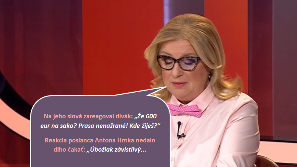 Poslanec Anton Hrnko z SNS sa vulgárne pustil do diváka: Toto mu odkazuje cez Faceobok!
