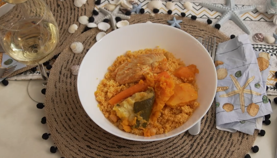 Hlavné jedlo: Coscouss