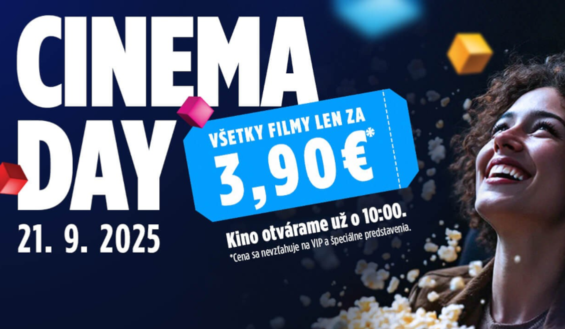 IMAX a D-BOX len za 3,90 €! V CINEMAX zažijete iný rozmer Cinema Day