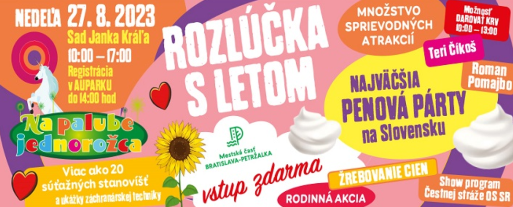 Rozlúčka s letom: Na palube jednorožca