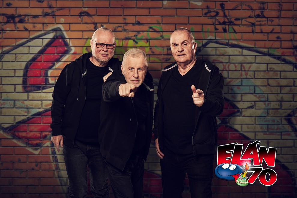 ELÁN oslávi 70. narodeniny Joža Ráža a Vaša Patejdla v Prahe a v Bratislave