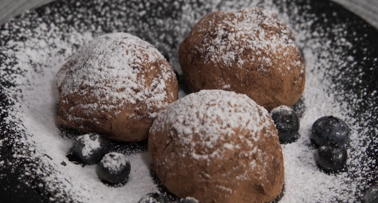 Dezert: Guličky s plnými bruškami